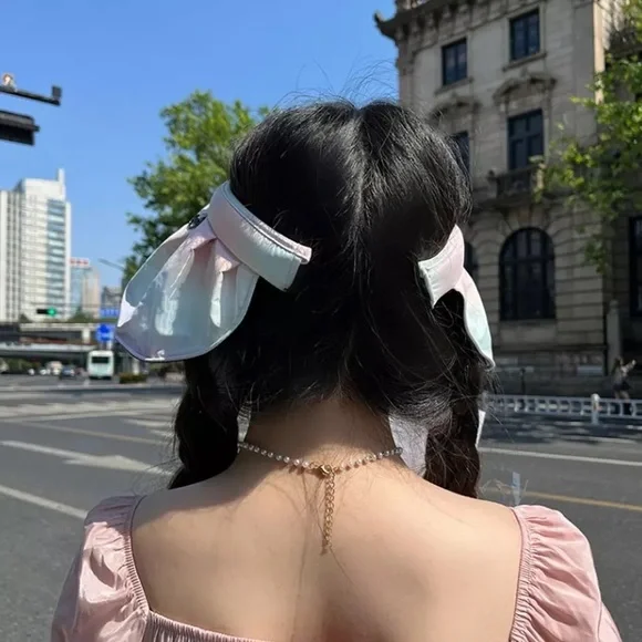 Korean Wide Brim Foldable Sun Visor - Picture 3 of 4